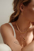 OVAL HOOP EARRINGS GOLD